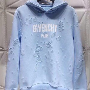 GIVENCHY Destroyed Logo Cotton-jersey Sweatshirt